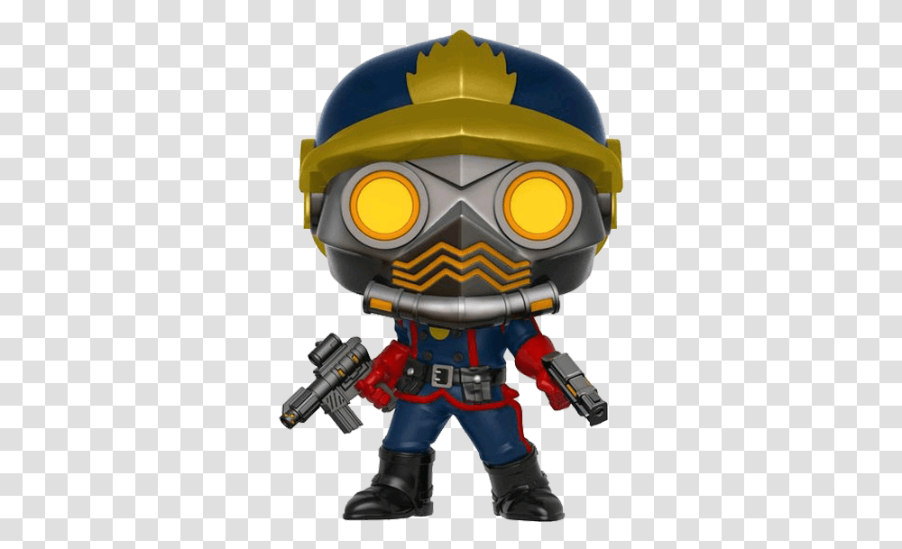 Download Star Lord Classic Suit Us Exclusive Pop Vinyl Star Lord Classic Pop, Toy, Helmet, Clothing, Apparel Transparent Png