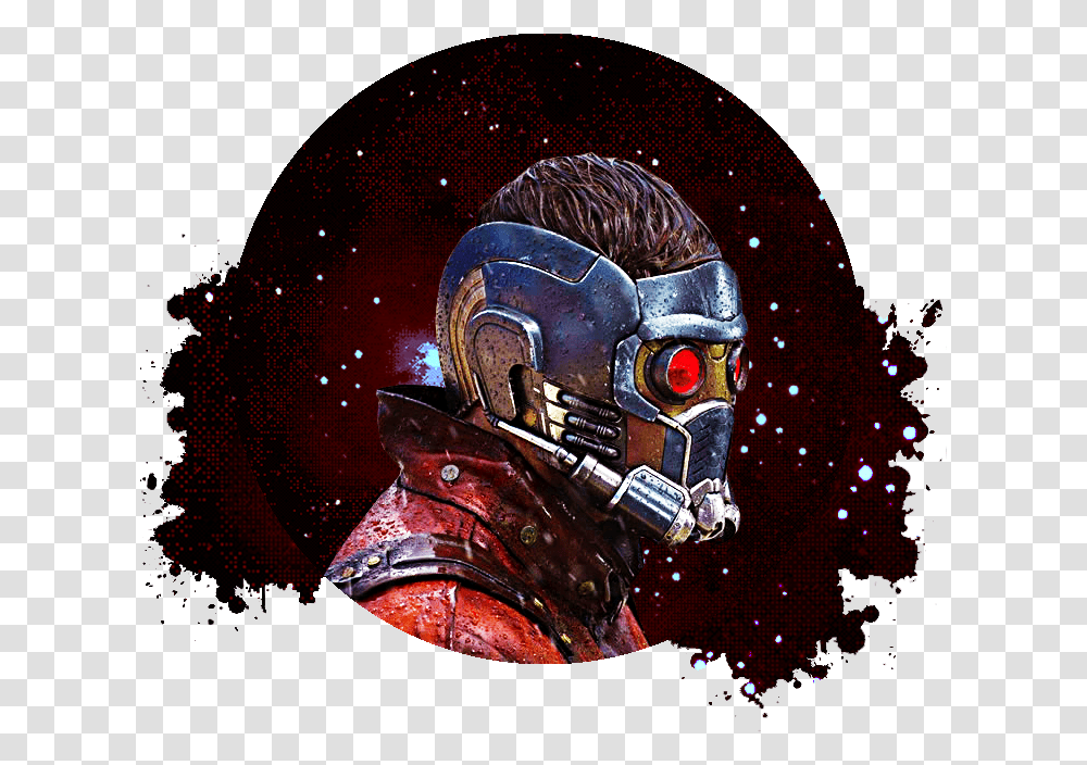 Download Star Lord Free Download Star Lord, Person, Human, Halo, Helmet Transparent Png