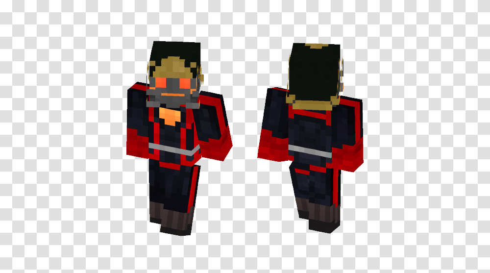 Download Star Lord Marvel Superhero Minecraft Skin For Free, Apparel, Costume, Toy Transparent Png