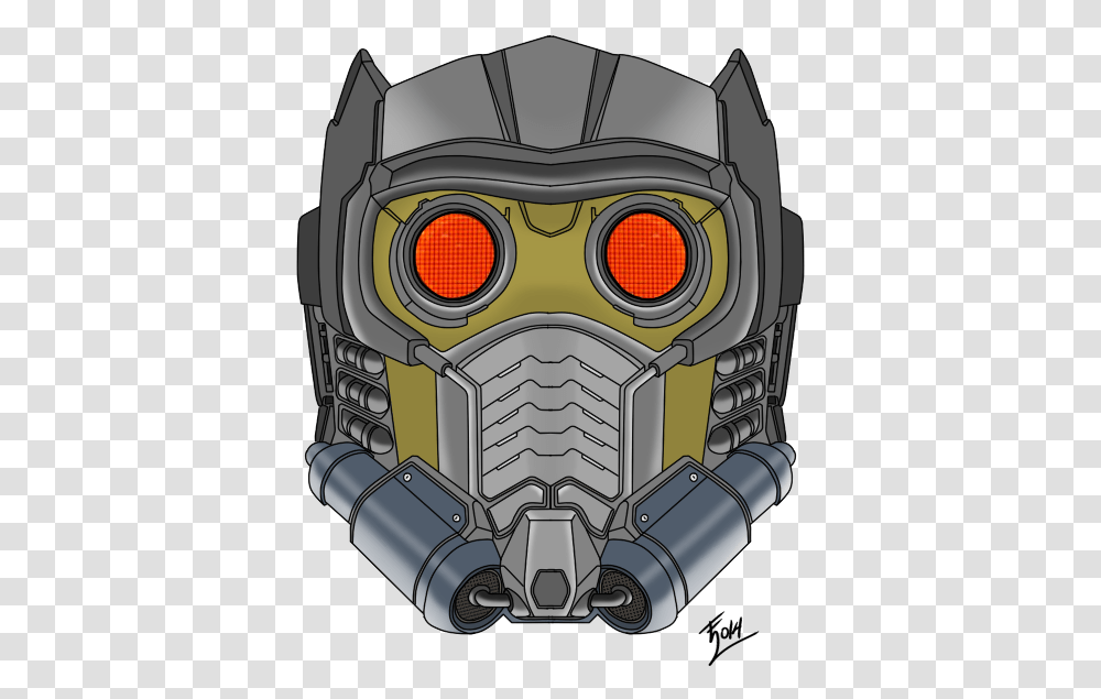 Download Star Lord Mask By Evangelion 02 Star Lord Mask Illustration, Armor, Robot Transparent Png