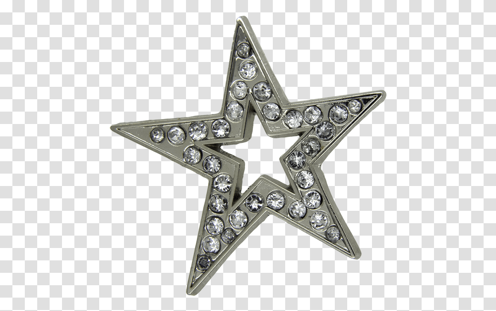 Download Star Pin Rhinestone Cross, Star Symbol, Wristwatch, Accessories, Accessory Transparent Png