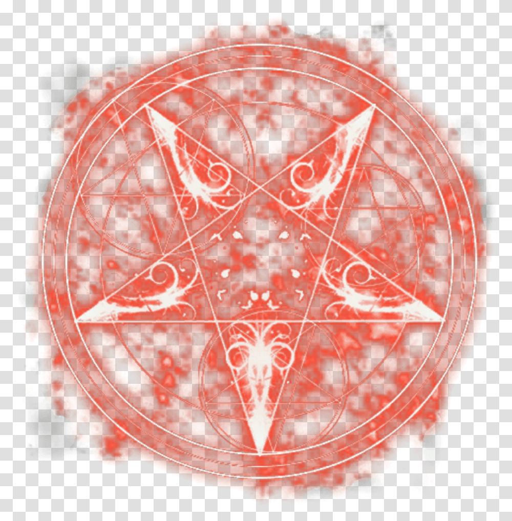 Download Star Red Glow Neon Light Fire Magic Circle, Symbol, Star Symbol Transparent Png