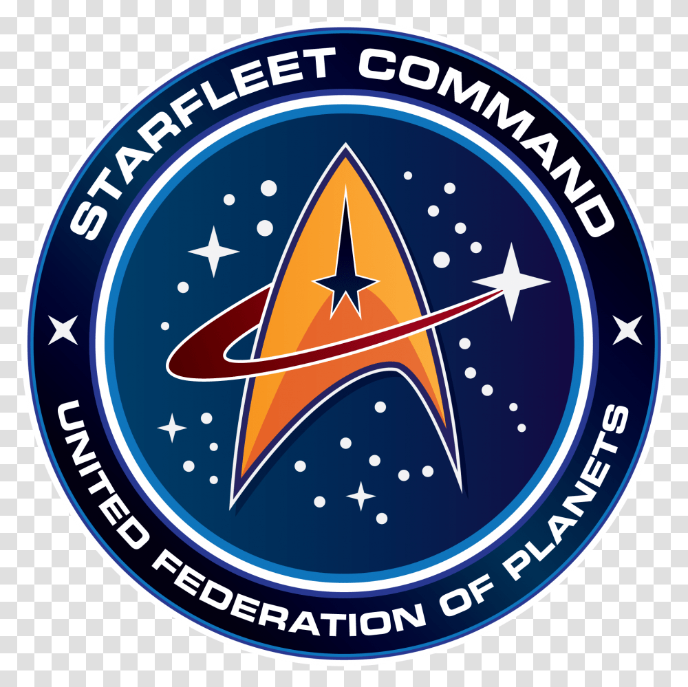 Download Star Trek Ship Star Fleet Logo, Symbol, Trademark, Emblem, Badge Transparent Png