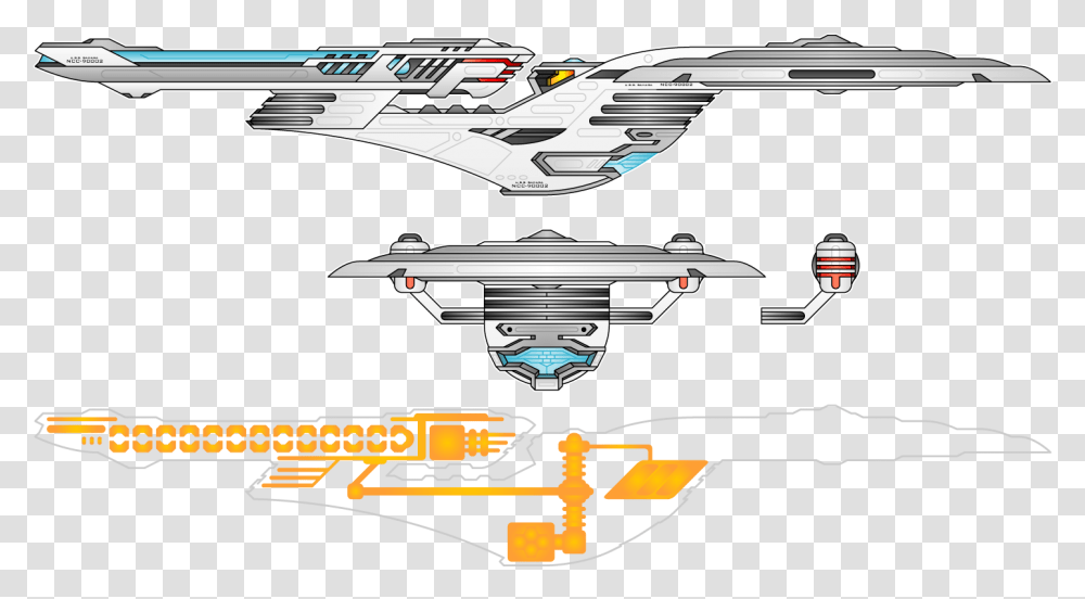 Download Star Trek Starship Concept Full Size Image Starship Design Star Trek, Vehicle, Transportation, Aircraft, Spaceship Transparent Png
