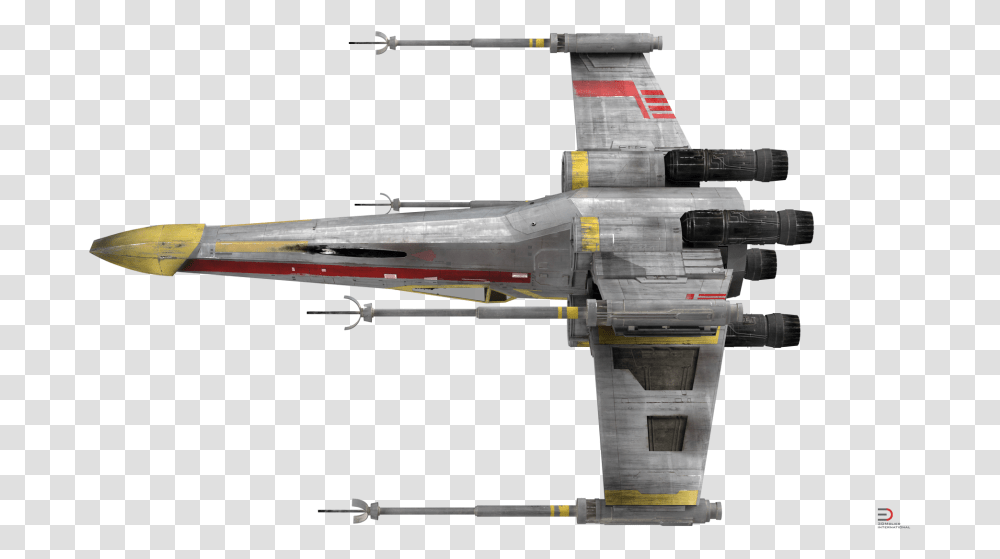 Download Star Wars X Wing Starfighter Yellow Royalty Free 3d Sukhoi, Aircraft, Vehicle, Transportation, Airplane Transparent Png
