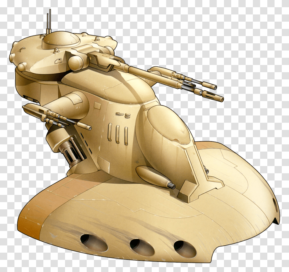 Download Starwars Clipart Walker Aat Star Wars Star Wars The Clone Wars Droids Tank, Robot, Bomb, Weapon, Weaponry Transparent Png