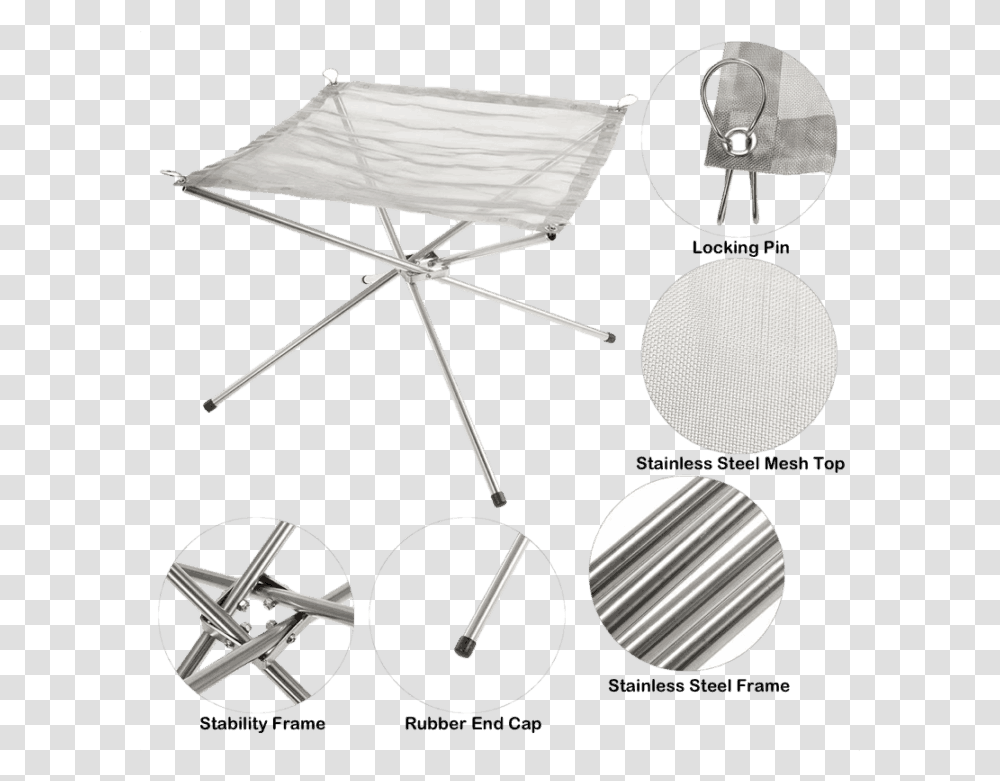 Download Steel Mesh Fire Pit Details Fire Pit, Lamp, Canopy, Patio Umbrella, Garden Umbrella Transparent Png