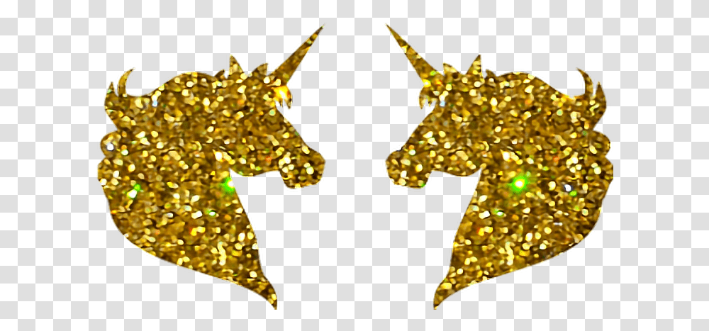 Download Stencil Letter Symbol Template Unicorn Glitter, Gold, Light, Aluminium, Accessories Transparent Png