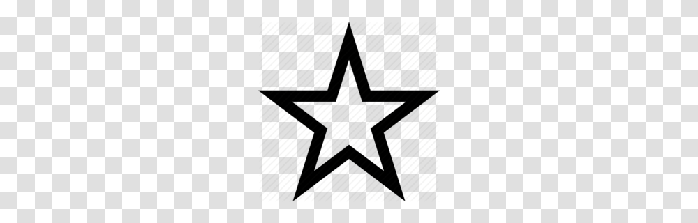 Download Stencil Star Outline Clipart Star Clip Art White Black, Star Symbol, Staircase Transparent Png