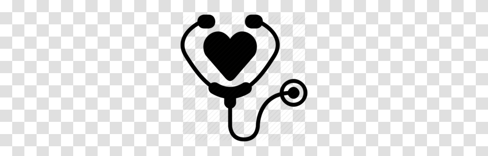 Download Stethoscope Heart Transparanet Clipart Heart Stethoscope, Label, Hand, Stencil Transparent Png