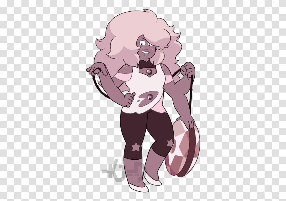 Download Steven Universe Rose And Amethyst Fusion Full Drawing Smoky Quartz Steven Universe, Person, Mammal, Animal, Book Transparent Png