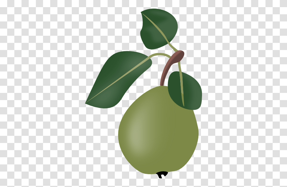 Download Stew Pear With Leafs Clipart, Plant, Fruit, Food, Tennis Ball Transparent Png