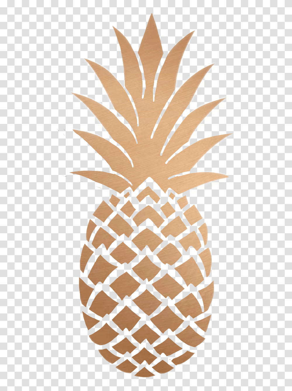 Download Sticker Pineapple Gold Interesting Art Tumblr Rose Gold Cute Phone Backgrounds, Fruit, Plant, Food, Architecture Transparent Png