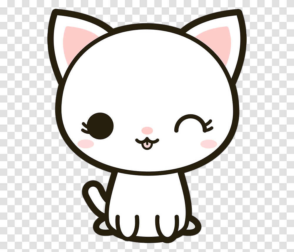 Download Stickers Kawaii Clipart Sticker Cat Kawaii Kawaii Cat, Drum, Percussion, Musical Instrument Transparent Png