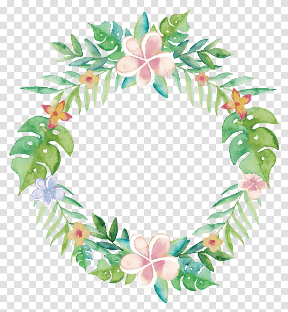 Download Stock Garland Clip Art, Pattern, Floral Design, Graphics, Plant Transparent Png