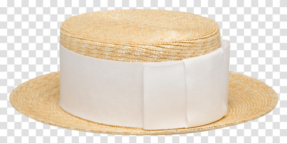 Download Straw Hat With Bow Birthday Cake Hd Download Wood, Furniture, Tape, Table, Jar Transparent Png