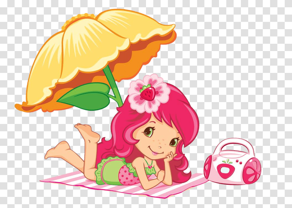 Download Strawberry Shortcake Blueberry Muffin Quote Clipart, Drawing, Female, Girl Transparent Png