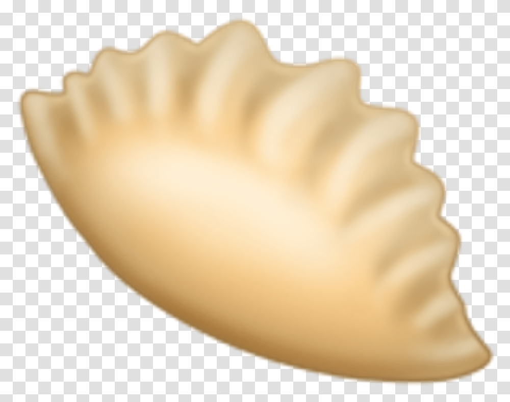 Download Stuff Food Dumpling Cara Con Una Ceja Levantada Emoji, Pasta, Ravioli Transparent Png