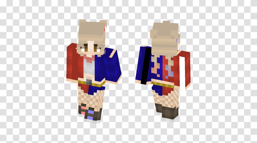 Download Suicide Squad Harley Quinn Minecraft Skin For Free, Couch, Furniture, Toy, Costume Transparent Png