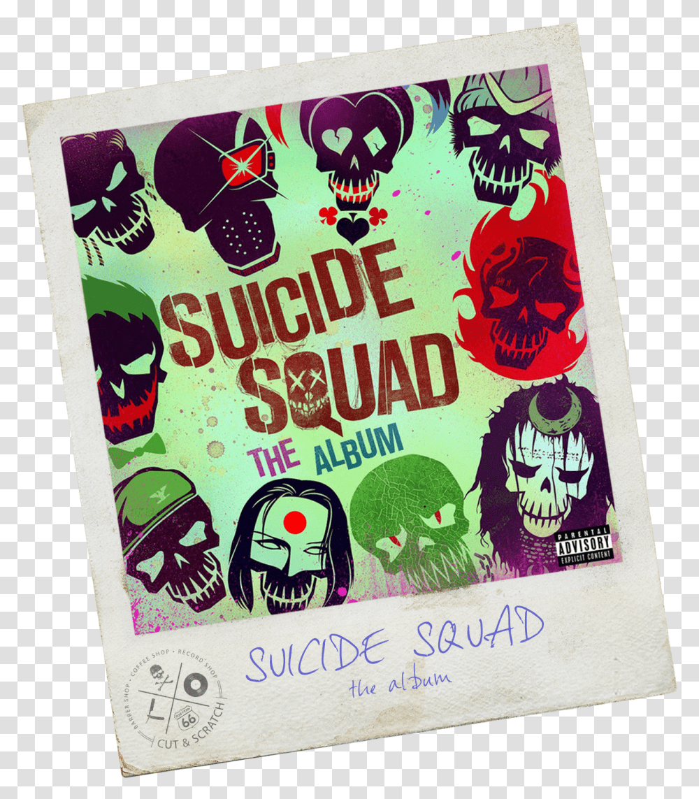 Download Suicide Squad<br>the Album Sucker For Pain Twenty One Pilot Heathens, Poster, Advertisement, Flyer, Paper Transparent Png