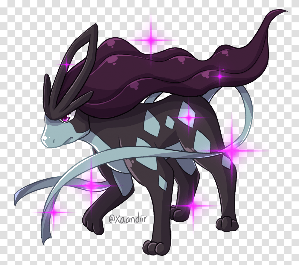 Download Suicune Mythical Creature, Purple, Plant, Flower, Graphics Transparent Png