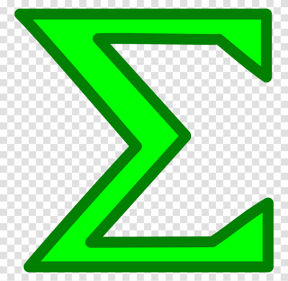 Download Sumatoria Simbolo Clipart Summation Mathematics Clip Art, Number, Recycling Symbol Transparent Png