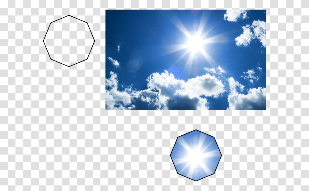 Download Sun Natural Light Sources Hd Uokplrs Crop Shape In Coreldraw, Nature, Lamp, Outdoors, Flare Transparent Png