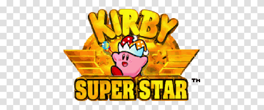 Download Super Nintendo Logo Kirby Super Star Kirby Super Star Snes Logo, Bulldozer, Tractor, Vehicle, Transportation Transparent Png