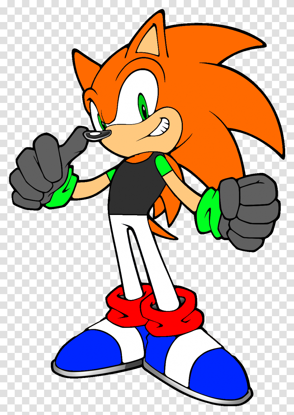 Download Super Sonic The Hedgehog Sonic The Hedgehog Sonic The Hedgehog Orange Friend, Hand, Fist Transparent Png