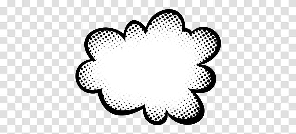 Download Superhero Comic Cloud Image With No Comic Cloud Background, Stencil, Graphics, Art, Texture Transparent Png