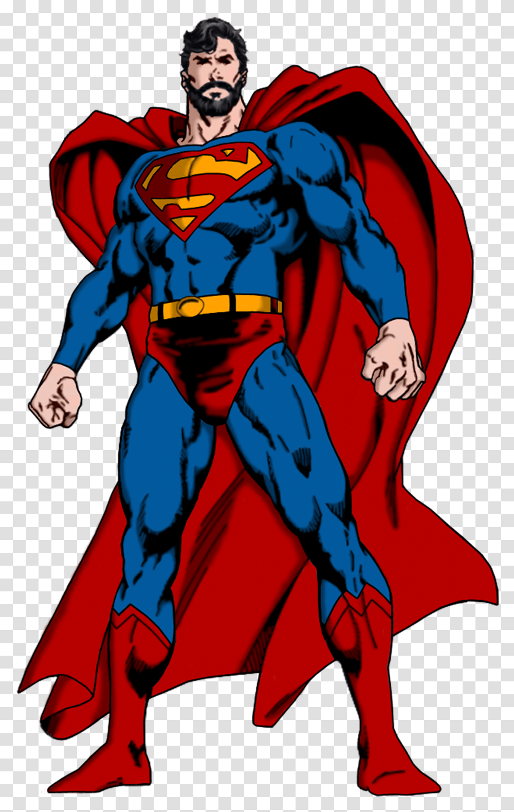 Download Superman Cleaned Up With Photoshop Drawing Superman Cartoon Wallpaper Hd, Person, Human, Batman, Hand Transparent Png