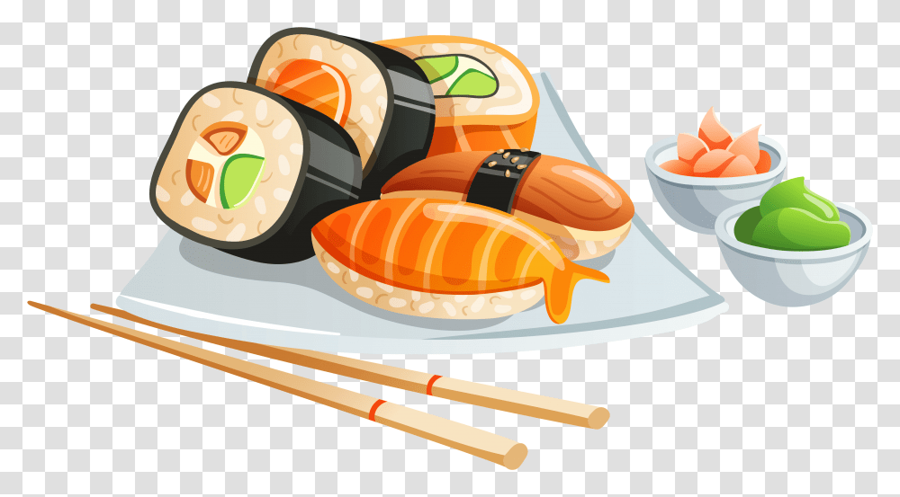 Download Sushi File Japanese Food Clip Art, Meal Transparent Png