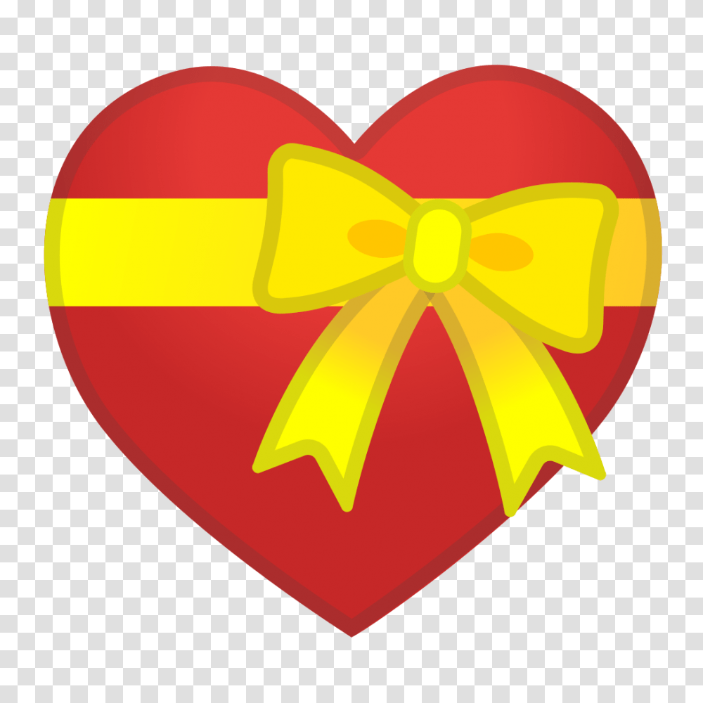 Download Svg Heart With Ribbon Emoji, Gift, Balloon Transparent Png