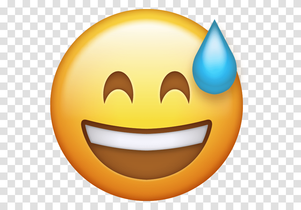 Download Sweat Emoji Icon Pawis Emoji Bday Emoji, Nature, Outdoors, Beak, Bird Transparent Png