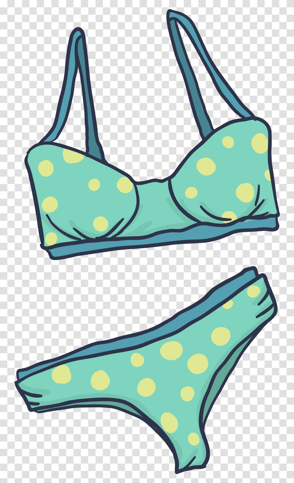 Download Swimsuit Bikini Clip Art Swimsuit Vector, Clothing, Apparel, Lingerie, Underwear Transparent Png