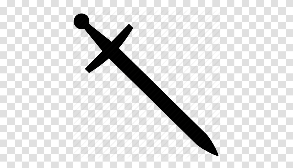Download Sword Icon Clipart Computer Icons Sword Clip Art Sword, Leisure Activities, Weapon, Weaponry Transparent Png