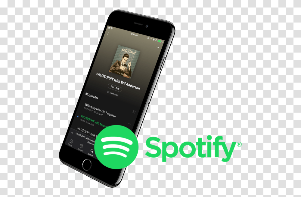 Download Syndicate Your Podcasts To Spotify Full Size Iphone, Mobile Phone, Electronics, Cell Phone, Person Transparent Png