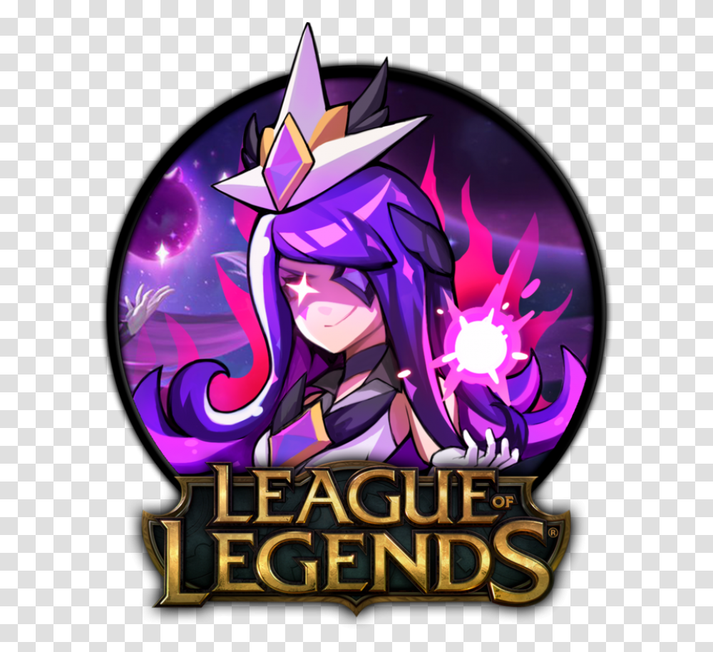Download Syndra Star Guardian Icon By New League Of Legends Logo, Purple, Clothing, Apparel, Graphics Transparent Png