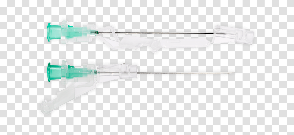Download Syringe Needle Bd Safetyglide Safety Needle, Weapon, Weaponry, Blade, Tool Transparent Png