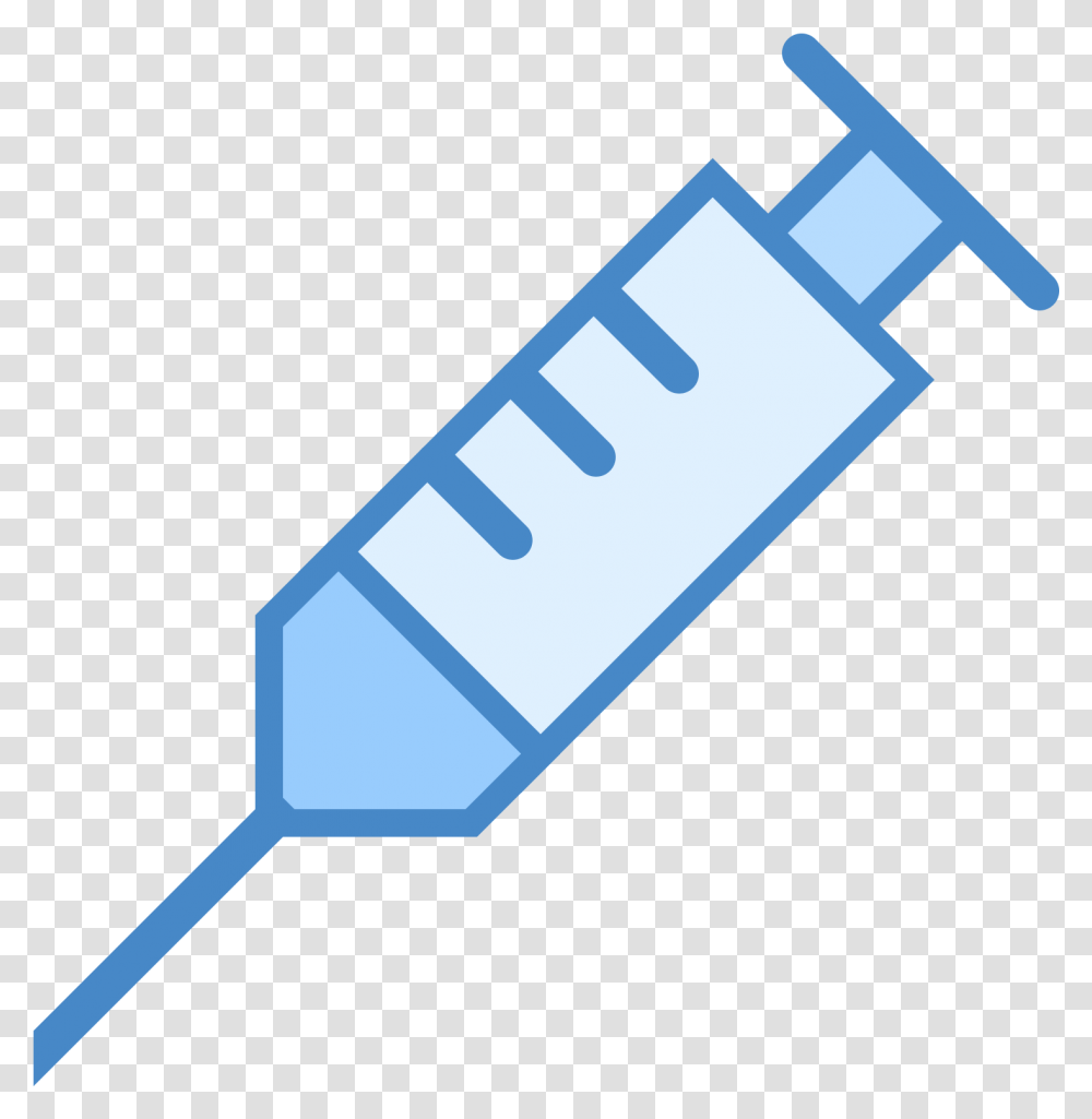 Download Syringe Vacuna Para Pintar Full Needle Icon, Injection, Weapon, Weaponry, Blade Transparent Png