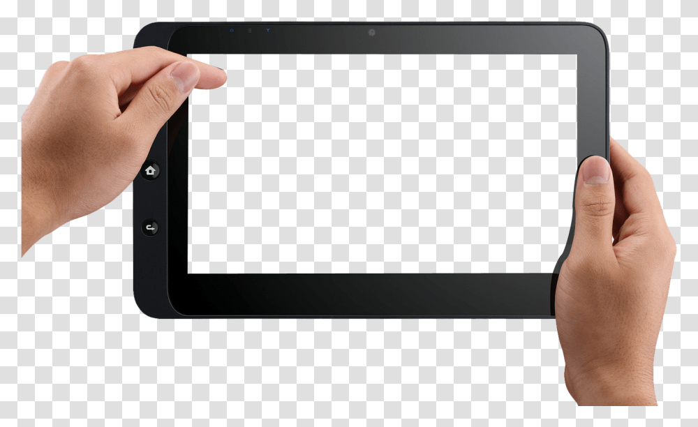 Download Tablet Selfie Hand Camera Video Holding Piano Hq Hand Holding Tablet, Person, Human, Computer, Electronics Transparent Png