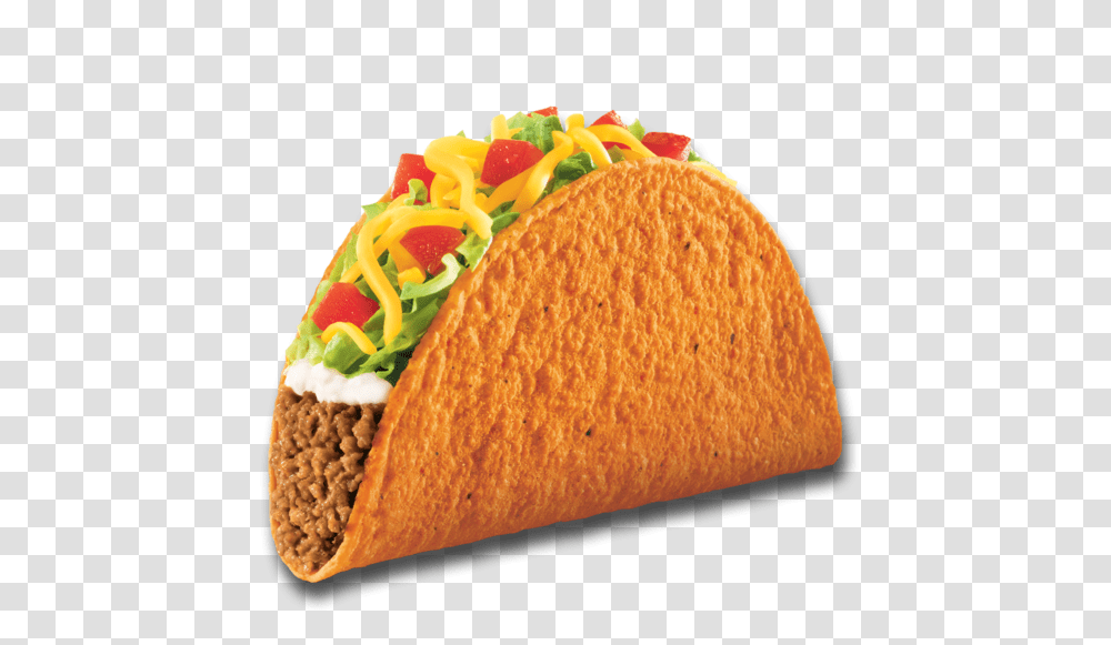 Download Taco Bell Doritos Locos Tacos, Bread, Food, Hot Dog, Meal Transparent Png