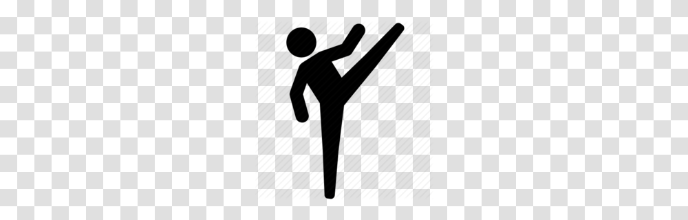 Download Taekwondo Icon Clipart Jakarta Palembang Asian, Silhouette, Kicking, Stencil Transparent Png