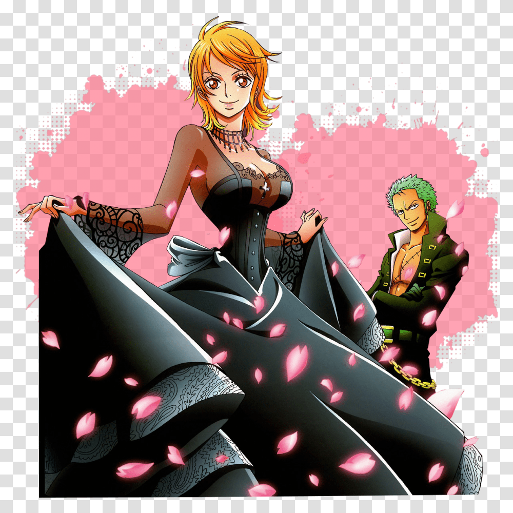 Download Tags Nami One Piece, Person, Human, Comics, Book Transparent Png