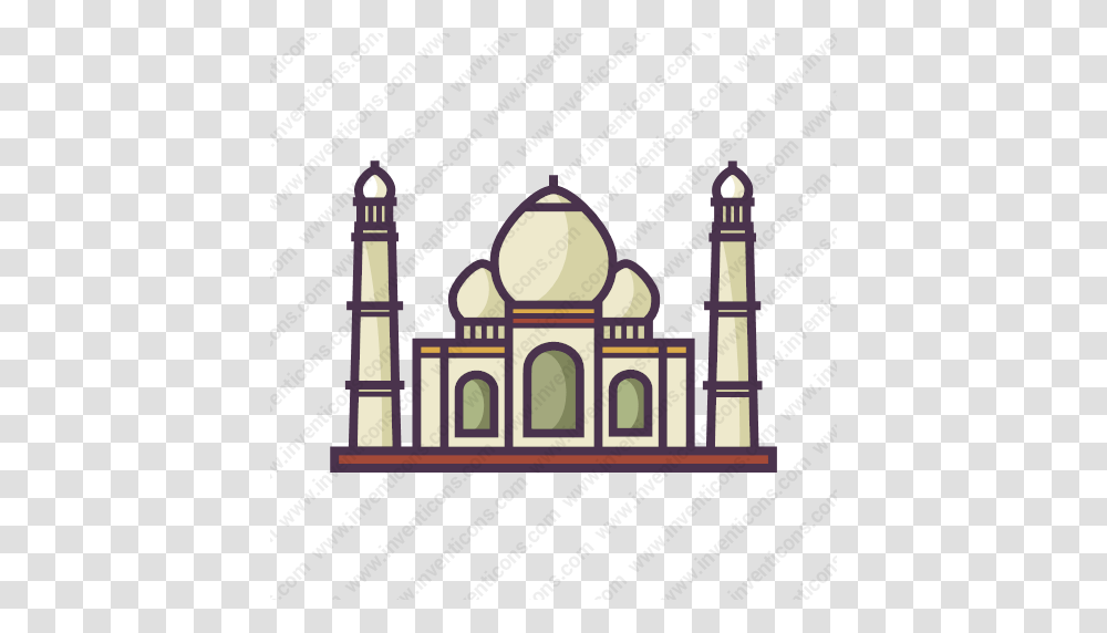 Download Tajmahal Icon Inventicons, Dome, Architecture, Building, Mosque Transparent Png