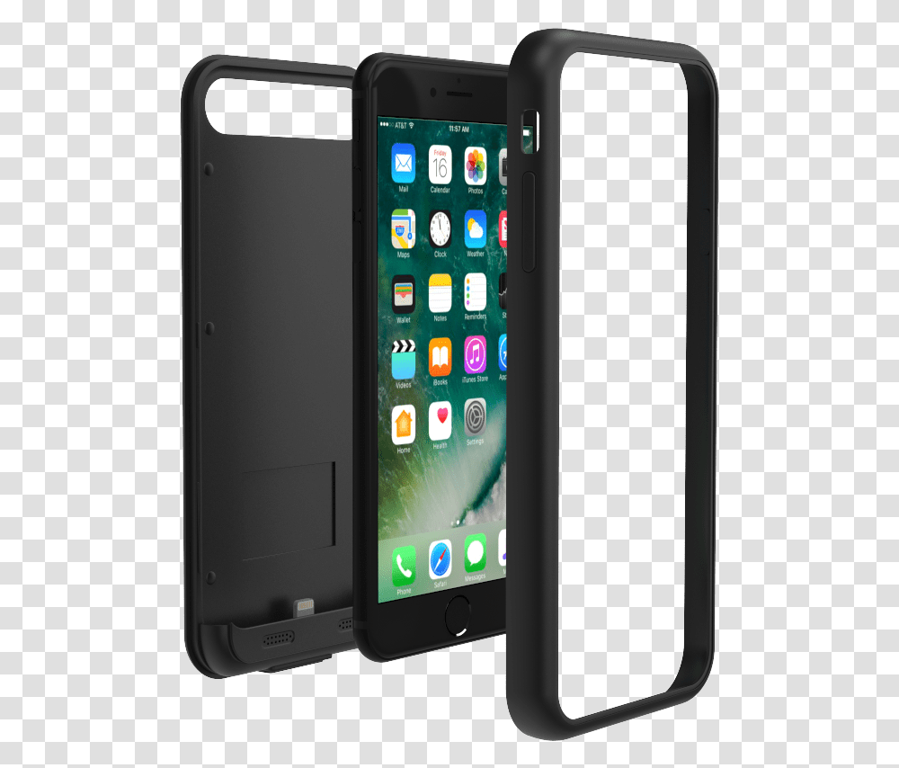 Download Tamo Battery Case For Iphone 7 Plus Stylish Apple Iphone 8, Mobile Phone, Electronics, Cell Phone Transparent Png