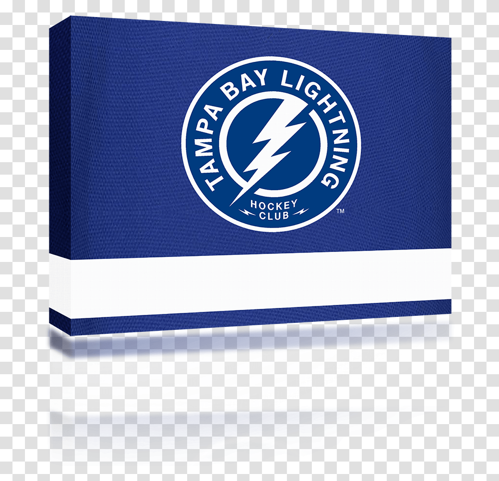 Download Tampa Bay Lightning Logo Emblem, Symbol, Label, Text, Word Transparent Png