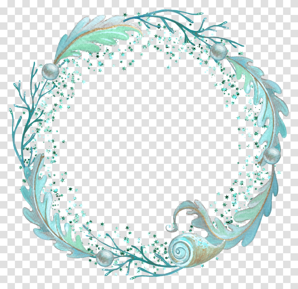Download Tattoo Flower Garland Painted Watercolor Garlands Watercolor Circle Frame, Bracelet, Jewelry, Accessories, Accessory Transparent Png