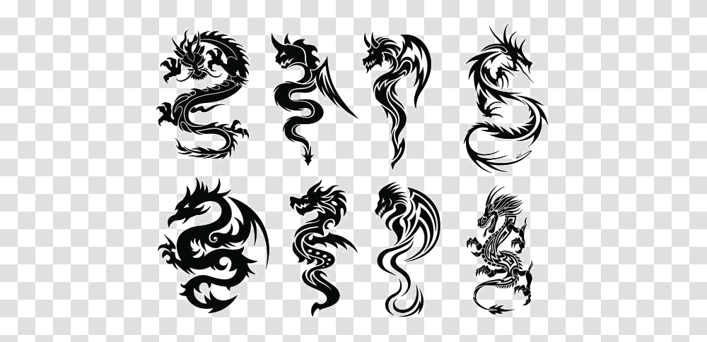 Download Tattoo Paper Chinese Dragon Dragon Tattoo Drawing On Paper, Pattern, Paisley, Art, Poster Transparent Png