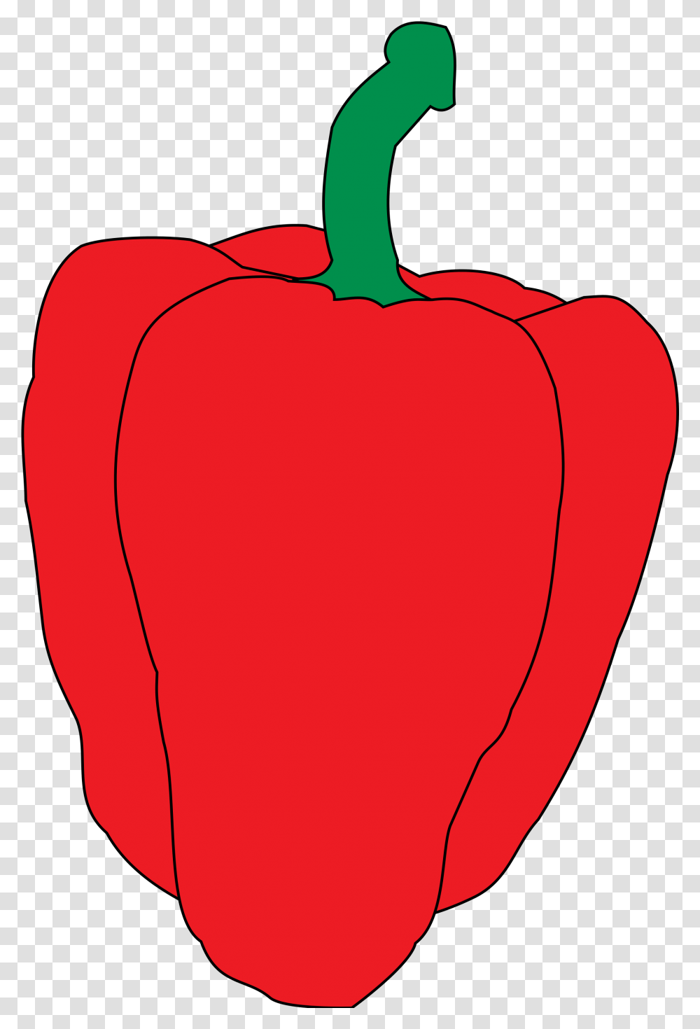 Download Teacher Apple Clipart 9 Buy Clip Art Chile Chile Morron Vectores, Plant, Pepper, Vegetable, Food Transparent Png